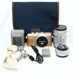OLYMPUS PEN E-PL9  ダブルズームレンズ キット ブラウン