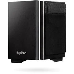 [zepirion] キャッシュレスに最適化 カードケース スキミング防止 磁気防止 スライド式 スリム 薄型 アルミニウム メンズ レディース (ブラック) Quick Wallet