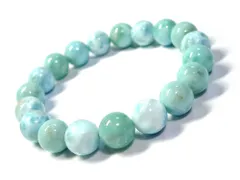 「1点もの 画像現品販売」 ラリマー 10mm ブレスレット パワーストーン 天然石 アクセサリー メンズブレスレット