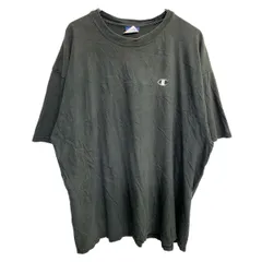 Champion 半袖 ロゴ Tシャツ XLサイズ チャンピオン ダークグレー メキシコ製 古着卸 アメリカ仕入 t2503-3255