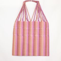 メキシコ製 ハンモックバッグ ハンドメイド ストライプ 214