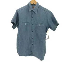 【buzz rickson's】半袖シャツ　マチ付き　東洋　50s 60s 古着 BUZZ RICKSON'S コットン シャツ 半袖 無地 ホワイト 東洋