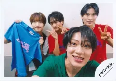 【中古】生写真(ジャニーズ) 美 少年・7 MEN 侍/佐藤龍我・那須雄登・藤井直樹・中村嶺亜/横型・バストアップ/「ALL Johnnys’ Jr. 2023 わっしょいCAMP! in Dome」セルフィー/公式生写真