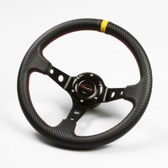 ナルディ タイプラリー レッドステッチ ホーン付 MFゴースト 片桐