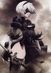 [중고] 잡화 2B 일러스트 보드 [이치 반 쿠지 NieR : Automata Ver1.1a] C 상