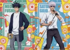 【中古】クリアファイル 伏黒恵＆五条悟 描き下ろしA4クリアファイルセット(B) 「呪術廻戦×カラオケまねきねこ」