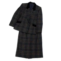 BURBERRYS × WILLIAM BROWN オールド ダブル ツイード 80-90s VTG/USED Burberry's バーバリー ハウンドトゥース