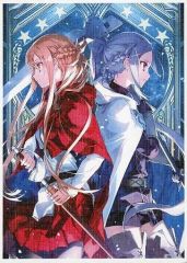 [중고] 캐릭터 카드 아스나 & 미토 abec 신작 B5 캔버스 일러스트 카드 [Blu-ray/DVD 극장판 소드 아트·온라인-프로그레시브-별 없는 밤의 아리아 시작의 이야기 완전 생산 한정판] 점포 공통 구입 특전