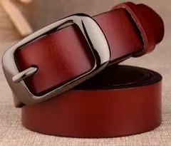 本革 牛革 ベルト メンズ レディース 兼用 シンプル 細め 2.5cm ダークブラウン ビジネス カジュアル スーツ デニム対応 高品質 レザーベルト プレゼント ギフト おしゃれ 調整可能 ベルト115cm