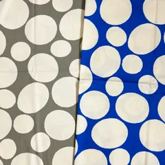 生地・ハギレ　大きめランダムドット　③