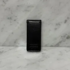 90s OLD COACH オールドコーチ マネークリップ 本革 レザー ブラック 黒 マグネット