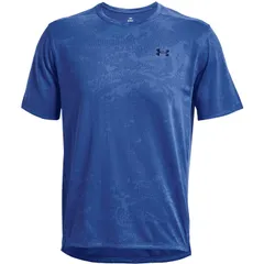 [アンダーアーマー] トレーニングT-シャツ UA TECH VENT JACQUARD SS メンズ Blue Mirage Black MD [Blue Mirage / / Black] [M]