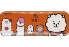 【中古】バッジ・ピンズ RJ(ジン) 「BT21 スクエア缶バッジコレクション」