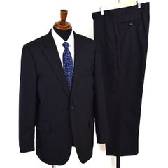 5XF073】ポールスチュアート 2つボタン シングルスーツ L AB7 ブラック ストライプ 極 定番 人気 4ND12-641-09 夏物 春夏 【中古】【メンズビジネス】202505