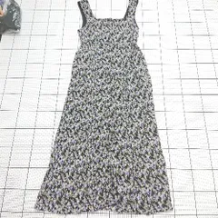 ◇ Θ Kastane カスタネ 花柄 ノースリーブ ロング丈 ワンピース サイズF マルチカラー レディース E  【1508060022219】