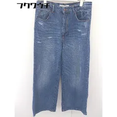 ◇ stradivarius ストラディバリウス ハイウエスト ジーンズ デニム パンツ サイズ40 インディゴ レディース  【1110010000699】