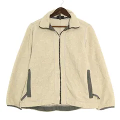 USA製 patagonia パタゴニア SYNCHILLA シンチラ フリースジャケット アウトドア アイボリー (レディース L) 中古 古着 A1742