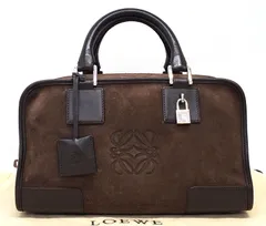 2024年最新】ロエベ LOEWE ハンドバッグ アマソナ ブラウン×ダーク ...