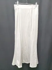 ◇ ◎ ●未使用● PAGEBOY ページボーイ ロング丈 マーメイド スカート サイズF オフホワイト系 レディース P  【1407260000945】