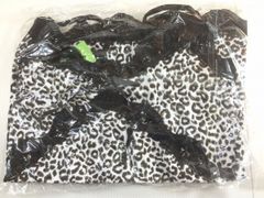 中国製 ヒョウ柄 キャミソール レディース  M  黒 白 新品 未使用