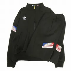 90s 1990年代 vintage アディダスオリジナルス adidas originals ジャージ セットアップ トラックジャケット トラックパンツ トレフォイル ロゴ 刺繍 ジップアップ ブルゾン ジャンパー イージーウエスト ジョガー ボトムス