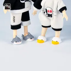 【YmY】スリッパ サメ カモノハシ 鴨嘴 マグネット付き YmYドール