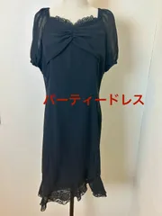 ブラック  黒  パーティードレス ワンピース シフォン  結婚式  お呼ばれドレス