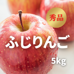 りんご　ふじりんご　秀品　10～18玉　5kg