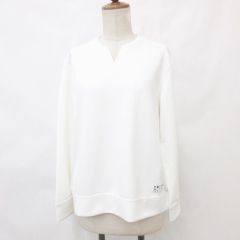 MOGA - モガ MOGA TUMUGI 和紙 シアー ニット トップス 半袖 カーキ 2 モガ MOGA TUMUGI 和紙 シアー ニット トップス 半袖 カーキ 2