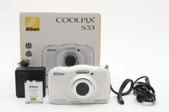 【防水】Nikon COOLPIX S33⭐️美品⭕️安心の実働品❤️可愛い白 Amazon | Nikon Coolpix s33防水デジタルカメラ(ピンク