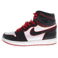 NIKE (ナイキ) AIR JORDAN 1 RETRO HIGH OG BLOODLINE エアジョーダン ワン レトロ ハイカットスニーカー ブラッドライン ブラック/ホワイト/レッド US8/26.5cm 555088-062