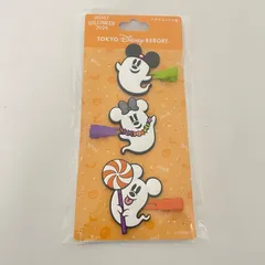【新品】ディズニーランド ハロウィン 2024 ミッキーマウス ミニーマウス おばけちゃん ヘアクリップ3個セット Disney 東京ディズニーリゾート