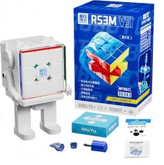 Moyu MFJS RS3M v5 3×3×3 Maglev Ball-core Magic Cloth Version (Cube Robot)キューブ 競技用 マグネット スピードキューブ ステッカーレス プロフェッショナル ボールコア UV