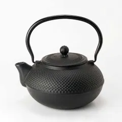 南部鉄器　鉄瓶　アラレ黒04　岩手県の工芸品　Nanbu-tekki Tetsubin  Iron kettle  Arare black  Iwate craftのサムネイル