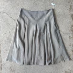 skirt / グレー フレアスカート 膝丈 #a833