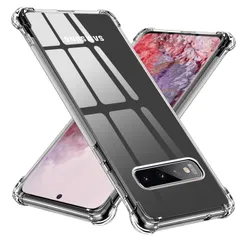 TMUJWS Galaxy S10 ケース シリコン クリア ソフトケース 薄型 軽量 SC-03L ケース/ SCV41 ケース 耐衝撃 透明 全面保護 tpu 四隅空気衝突防止 レンズ保護 擦り傷防止 サムスン ギャラクシー s10 ケース 人気 携帯カバ