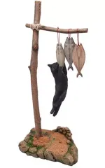 【中古】フィギュア お食事中のネコ 2.0 D 1/6 レジン製塗装済み完成品