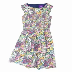 TOCCA トッカ LIBERTY リバティ 花柄 フラワープリント ワンピース ドレス ひざ丈 OPTOLW0345 サイズ6 M マルチ レディース 【中古】