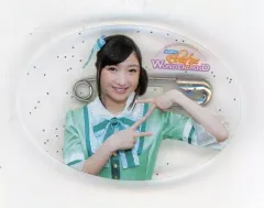 【中古】バッジ・ピンズ(女性) 有安杏果(ももいろクローバーZ) アクリルバッジvol.1(楕円形) 「ももいろクリスマス 2017 ～完全無欠のElectric Wonderland～」 ももクロガチャ景品