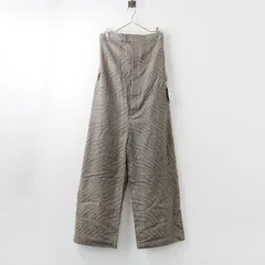 未使用 2023AW アパルトモン L'Appartement CHECK HANDSOME ALL IN ONE チェック ベアオールインワン 38/ベージュ【2400014066357】のサムネイル