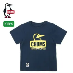 訳あり 新品 CHUMS チャムス ロゴ Tシャツ ネイビー Logo Tee