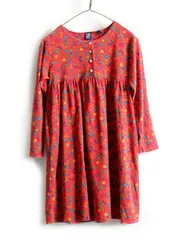 キッズ ☆ 90s GAP オールド ギャップ 花柄 コットン 長袖 チュニック
