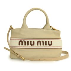 miumiu  ミュウミュウ  今季購入　カゴバック　ミニ　未使用 miumiu ミュウミュウ 今季購入 カゴバック ミニ 未使用 - メルカリ
