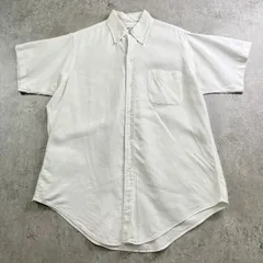 70年代 Brooks Brothers Makers ブルックスブラザーズ メーカーズ 6つボタン オックスフォード半袖シャツ メンズL 