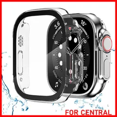 【特価商品】AIYYXX Apple Watch ケース 49mm 45mm 44mm 41mm 40mm 対応 3D直角エッジ 超薄型 PC+ガラス素材高透過率 キズ防止 軽量 全面保護 apple watch 用 カバー アップルウォッチ カバー アップル