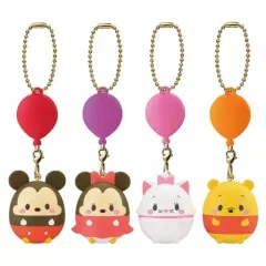 【中古】キーホルダー 全4種セット 「Disney ufufy(ウフフィ) マスコットチャーム」