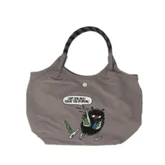 ☆ グレー/スティンキー ☆ MOOMIN ムーミン 2wayトート MOOMIN ムーミン トート 2way ショルダーバッグ 手提げ トートバッグ トートバック ショルダーバック 肩掛け 斜めかけ ななめ掛け サブバック サブバッグ ショルダー調整可