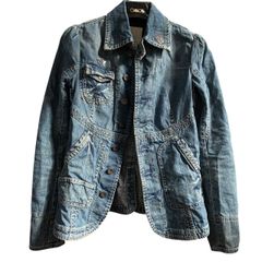 希少 DIESEL デニムジャケット ワンピース 切り替え - メルカリ