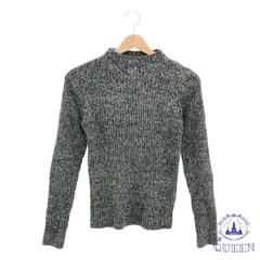 ☆美品☆ UNIQLO ユニクロ トップス セーター ニット ハイネック お洒落 長袖 レディース グレー 901-15606 送料無料 古着