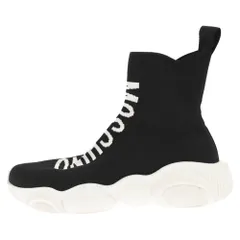 MOSCHINO (モスキーノ) ソックススニーカー ハイカットスニーカー ブラックのサムネイル
